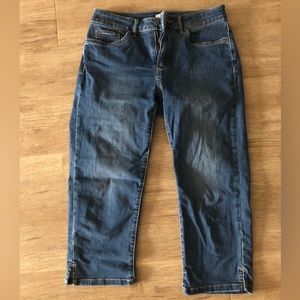 Denim Capri Pants